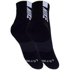 Kit de Meias De Corrida Cano Médio Nike Multiplier com 2 Pares 39 a 43 - Adulto - Foto 2