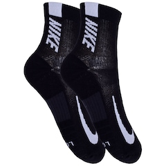 Kit de Meias De Corrida Cano Médio Nike Multiplier com 2 Pares 39 a 43 - Adulto - Foto 1