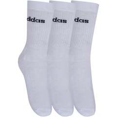 Kit de Meias Cano Alto Linear com 3 Pares - 41 a 43 - Adulto - Foto 3