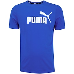 Camiseta Puma Manga Curta Essentials Logo Tee - Masculina - Foto 1