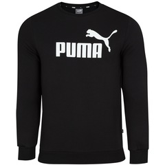 Blusão Puma Essentials Big Logo Crew FI - Masculino - Foto 1