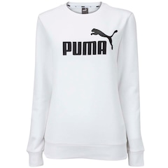 Blusão Puma Feminino Essentials Logo Crew FL - Foto 1
