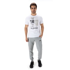 Camiseta Puma Manga Curta Box Tee - Masculina - Foto 4