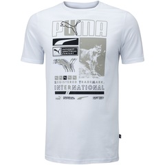 Camiseta Puma Manga Curta Box Tee - Masculina - Foto 5