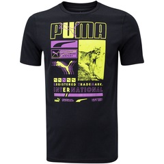 Camiseta Puma Manga Curta Box Tee - Masculina - Foto 5