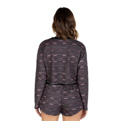 Blusa de Moletom Feminina Manga Longa Cropped Colcci Estampado - Foto 3