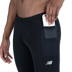 Calça Legging Masculina New Balance Compressão Accelerate - Foto 4