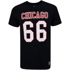 Camiseta Chicago Bulls NBA Manga Curta Masculina Estampada N399A - Foto 1