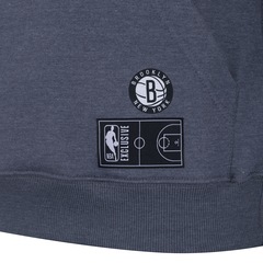 Blusão do Brooklyn Nets NBA com Capuz Canguru N429A - Masculino - Foto 4