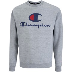 Blusa de Moletom Masculina Champion Gola Careca - Foto 1