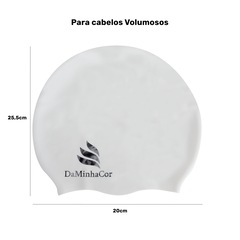 Touca de Natação Adulto para Cabelos Volumosos DaMinhaCor - Foto 7
