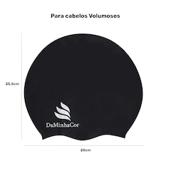 Touca de Natação Adulto para Cabelos Volumosos DaMinhaCor - Foto 7