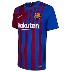 Camisa Barcelona I 21/22 Nike - Masculina - Foto 3
