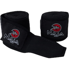 Kit de Boxe Naja: Bandagem + Protetor Bucal + Luvas de Boxe Black - 14 OZ - Adulto - Foto 2