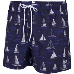 Bermuda de Natação Masculina Estampado Curto Oxer - Foto 1