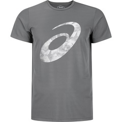 Camiseta ASICS Manga Curta Logo Estampado - Masculina - Foto 5