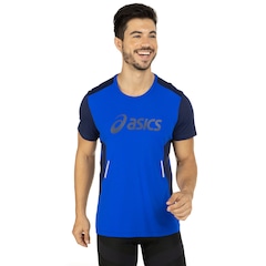 Camiseta ASICS Manga Curta Poliamida Mesh - Masculina - Foto 2