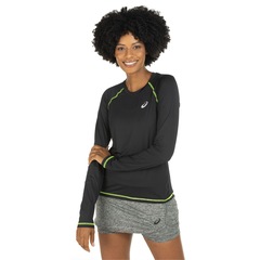 Camiseta Asics Manga Longa com Proteção UV Recorte Mesh - Feminina - Foto 2