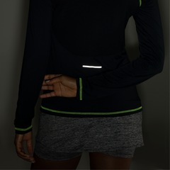 Camiseta Asics Manga Longa com Proteção UV Recorte Mesh - Feminina - Foto 7