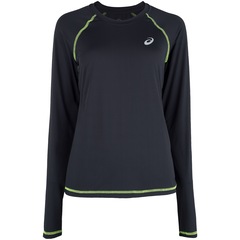 Camiseta Asics Manga Longa com Proteção UV Recorte Mesh - Feminina - Foto 8