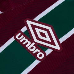 Kit de Uniforme de Futebol Infantil do Fluminense I 21 com Camisa e Calção Umbro - Foto 9