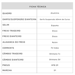 Mountain Bike South Bike Dominatorw - Aro 29 - Freio a Disco - Câmbio Shimano - Feminina - Foto 2