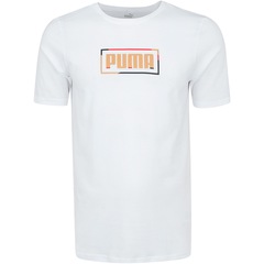 Camiseta Puma Manga Curta Graphic Metallic Tea - Masculina - Foto 5