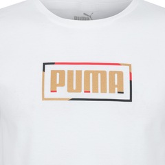 Camiseta Puma Manga Curta Graphic Metallic Tea - Masculina - Foto 7