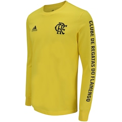 Camiseta Manga Longa do Flamengo SSP 21 adidas - Masculina - Foto 3