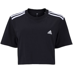 Blusa Feminina Manga Curta Cropped adidas ISC Women - Foto 2