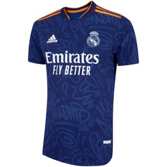 Camisa Real Madrid II 21/22 adidas Authentic - Masculina - Foto 3