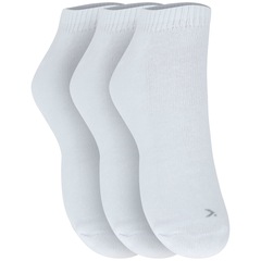 Kit de Meias Sapatilha Oxer com 3 Pares 34 a 38 - Adulto - Foto 1