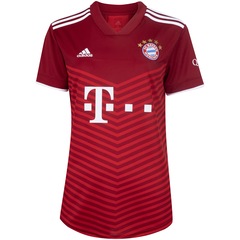 Camisa Bayern de Munique I 21/22 adidas - Feminina - Foto 1