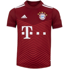 Camisa Bayern de Munique I 21/22 adidas - Juvenil - Foto 1