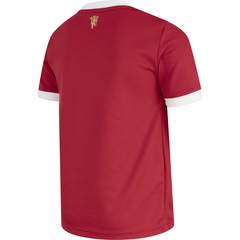 Camisa Manchester United I 21/22 adidas - Juvenil - Foto 4