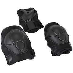 Kit de Proteção Infantil Spin - 1 Par Joelheiras + 1 Par Cotoveleiras + 1 Par Protetores de Mão - Foto 1
