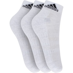Kit de Meias adidas Cano Médio com 3 Pares - Adulto - Foto 1