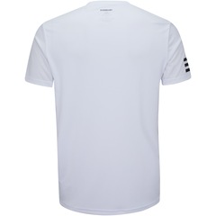 Camiseta adidas Manga Curta Club 3 Listras - Masculina - Foto 2