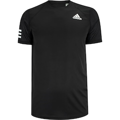 Camiseta adidas Manga Curta Club 3 Listras - Masculina - Foto 6