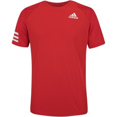 Camiseta adidas Manga Curta Club 3 Listras - Masculina - Foto 1