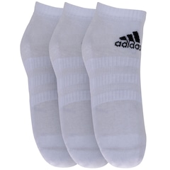 Kit de Meias adidas Cano Baixo com 3 Pares 35 a 37 - Adulto - Foto 3