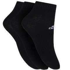 Kit de Meias adidas Cano Baixo com 3 Pares 35 a 37 - Adulto - Foto 1