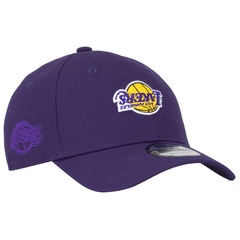 Boné Los Angeles Lakers NBA Aba Curva New Era 920 ST Core Upside Down Strapback - Adulto - Foto 5