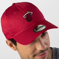 Boné Miami Heat NBA Aba Curva New Era 920 St Sport Special  Strapback - Adulto - Foto 4