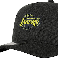 Boné Los Angeles Lakers NBA Aba Curva New Era 940 AF Urban Tech Logo Loslak Snapback - Adulto - Foto 4