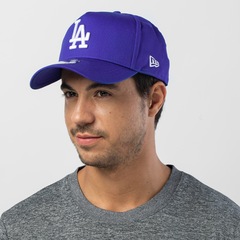 Boné Los Angeles Dodgers MLB Aba Curva New Era 940 Snapback - Adulto - Foto 2