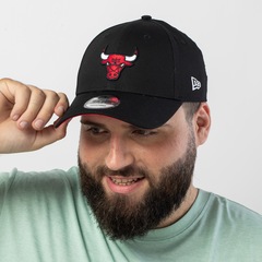 Boné Chicago Bulls NBA Aba Curva New Era 940 Sn Primary Snapback - Adulto - Foto 3