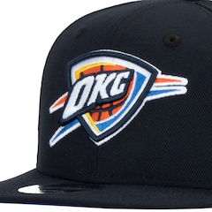 Boné Oklahoma City NBA Aba Reta New Era 950 Of Sn Primary Oklthu Snapback - Adulto - Foto 4