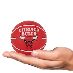 Minibola de Basquete Wilson NBA Chicago Bulls Dribbler - Foto 1