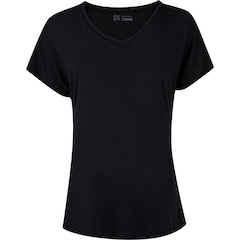 Camiseta Oxer Manga Curta Decote V Básica - Feminina - Foto 5